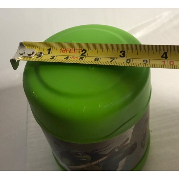 Teenage Mutant Ninja Turtles Thermos Food Jar Green Stainless Steel TMNT Lunch - Picture 8 of 9